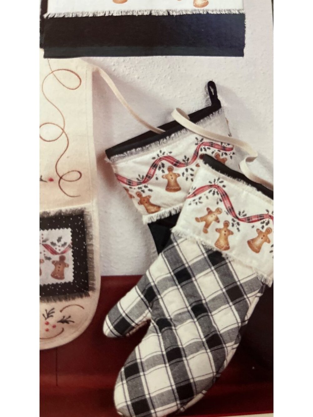 Daisy Kingdom Gingerbread Garland Fabric Trim NOS 1995 New 21227 - Picture 8 of 11